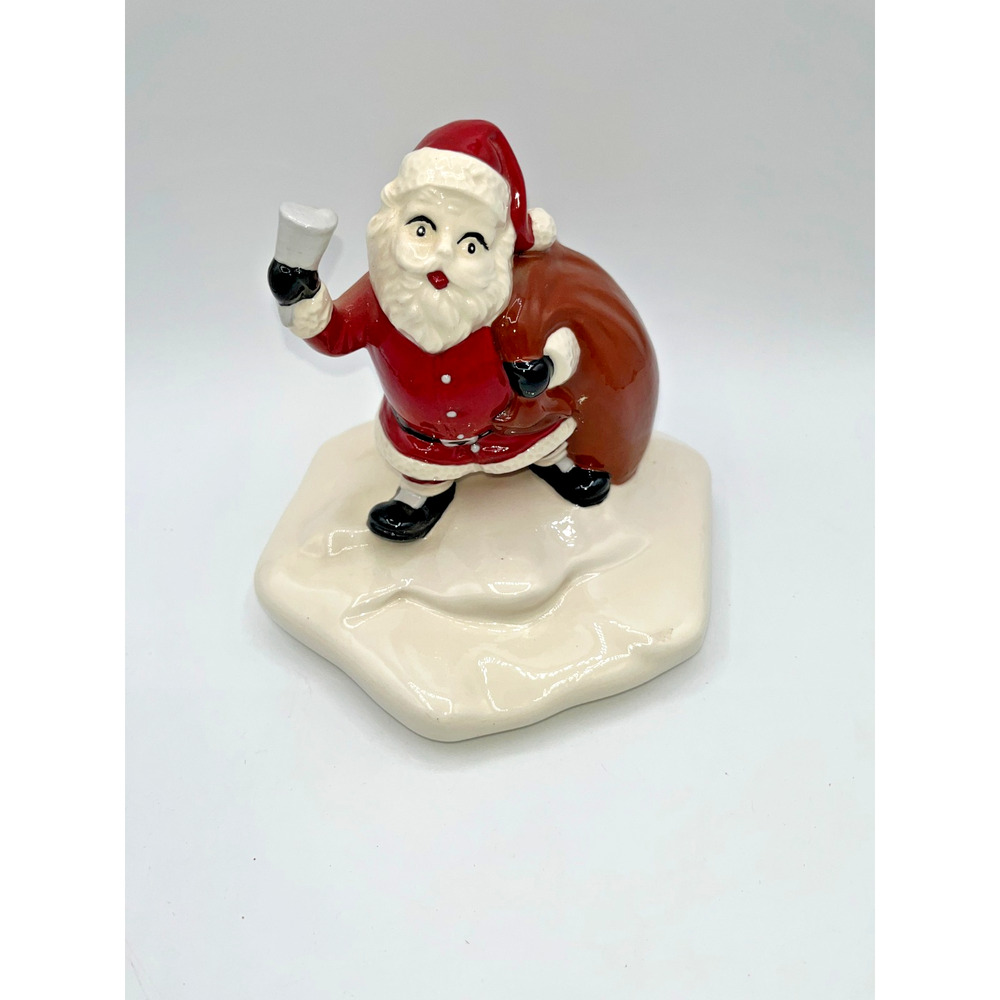 Vintage Japan Replacement Santa Claus Cookie Jar (LID ONLY) Replacement Top - Picture 2 of 16